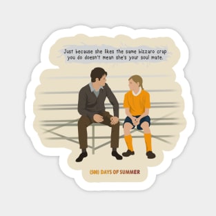 500 days of summer quote Sticker